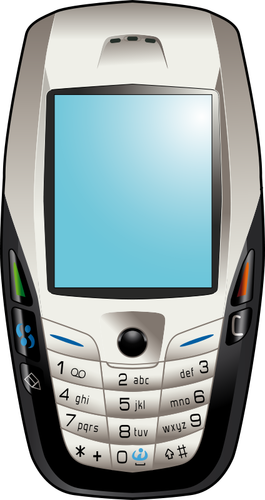 Image clipart téléphone portable vecteur