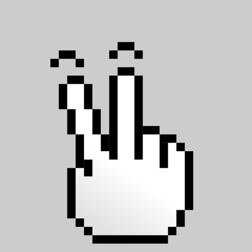 Pixel fingrar