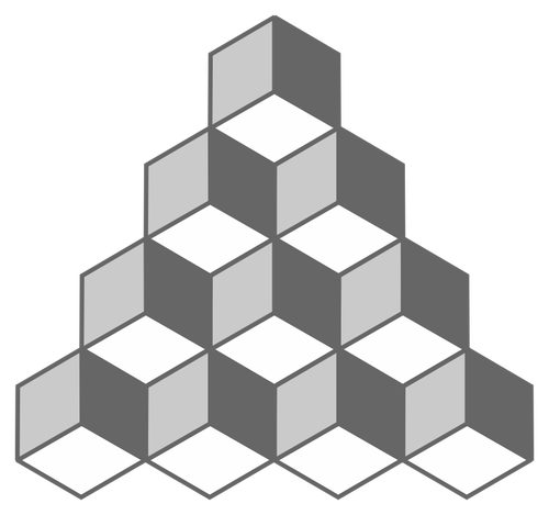 Arte di clip illusione cubo di Necker