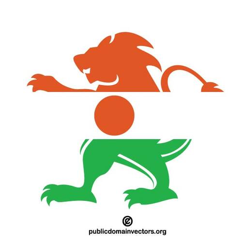 Niger Flagge Wappen