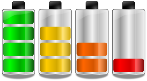 अलग बैटरी स्तर