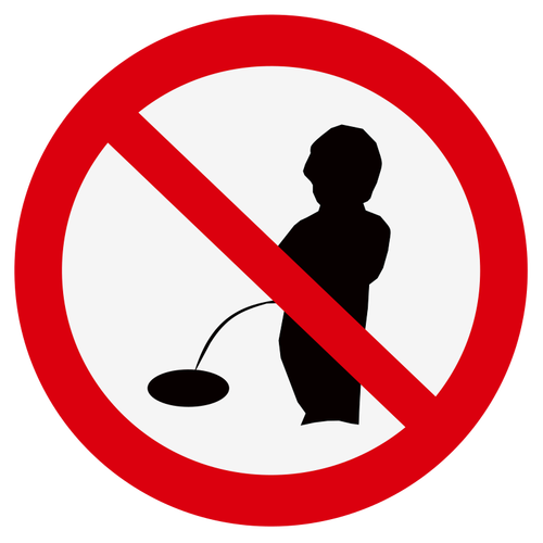 Simbolul de vector nu urinare