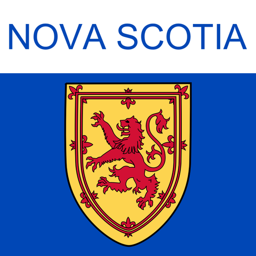 Nova Scotia simge vektör küçük resim