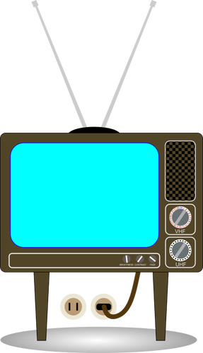 오래 된 TV 세트