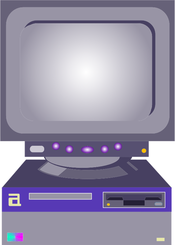 Kleurrijke computer