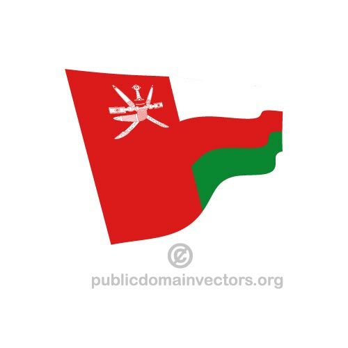 Bandeira de Omã vector