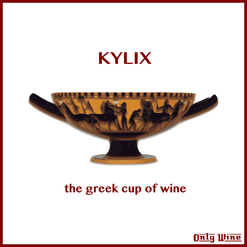 Griechischer Wein Pokal Bild