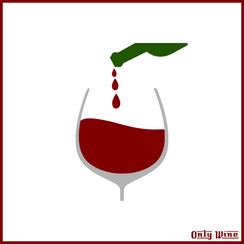 Image d’icône de vin
