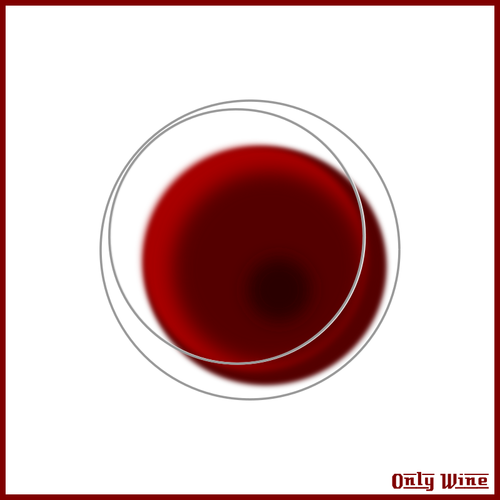 Fondo di vetro di vino