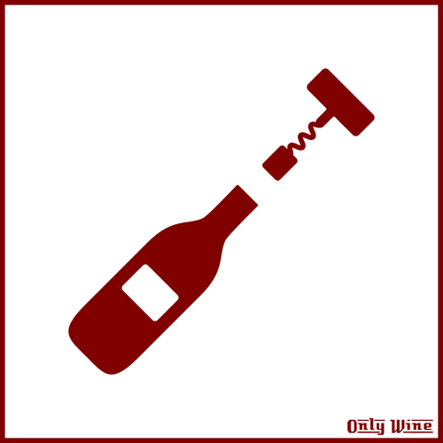 Rode fles wijn