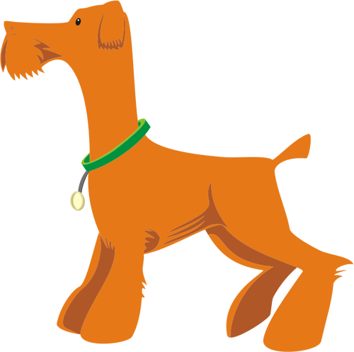 Oranje hond