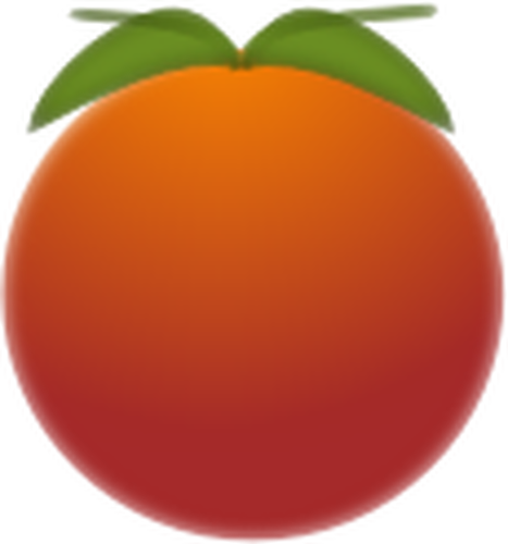 Vectorafbeeldingen van Oranje met wazige effecten