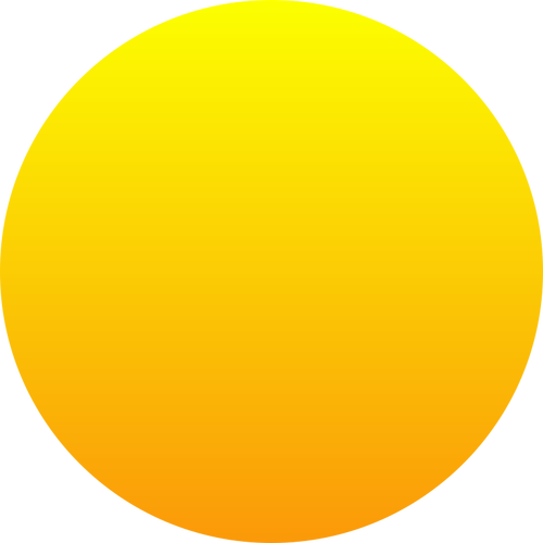 Orange Sun-Vektor-Bild