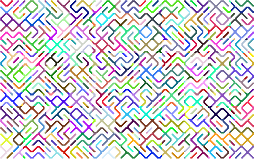 Colorful maze