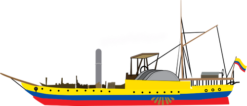 Imagen del barco de vapor