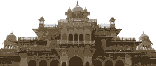 Palatul ilustraţia vectorială