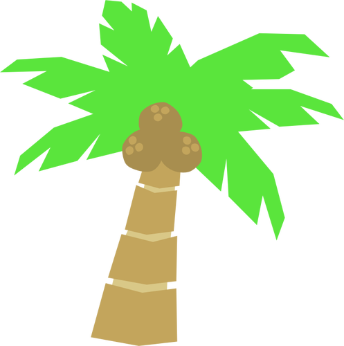 Palm tree ritning