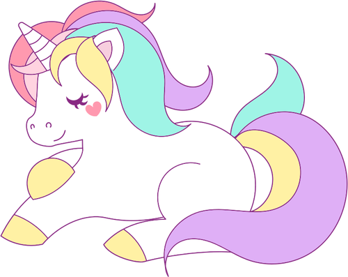 Pastel unicornio