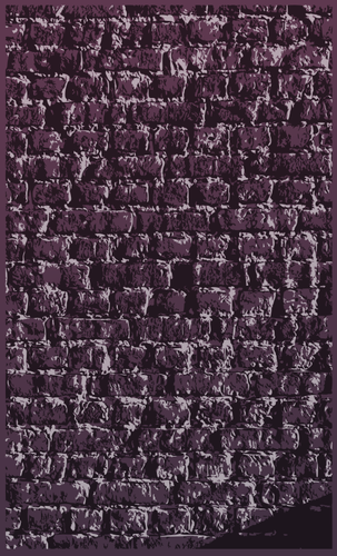Imagem antiga do vetor da parede de tijolo
