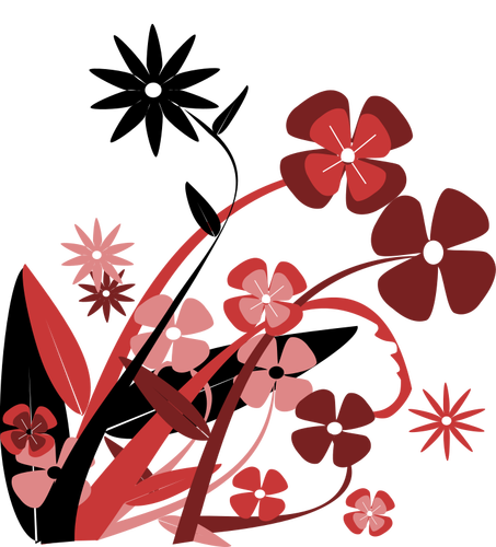Grafika wektorowa kwiaty wiosny