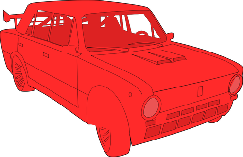 Lada auto vektorový obrázek