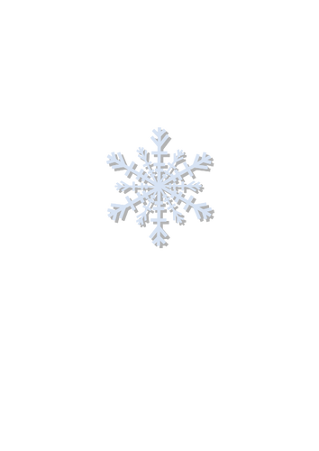 Schneeflocke-Vektor-Symbol