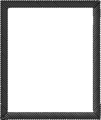 Dekorativ firkantet ramme vektor image