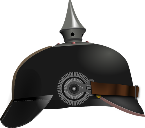 Desenho vetorial de capacete alemão
