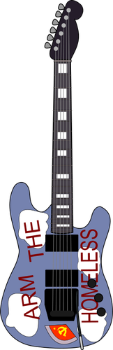 Vektor ClipArt av gitarr