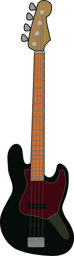 低音吉他矢量图