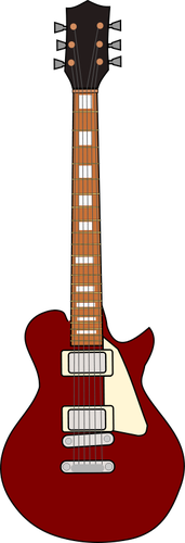 Elektrisk gitar vektor image