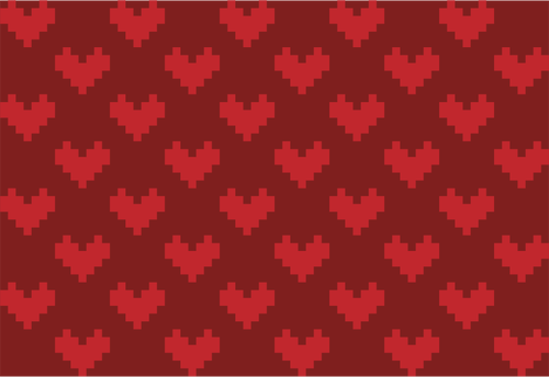 Pixel Herz Hintergrund
