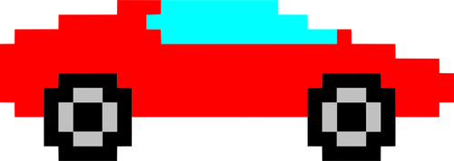 Imagem de carro de arte pixel