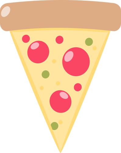Pizza segment afbeelding