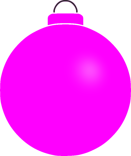 Einfache rosa ball