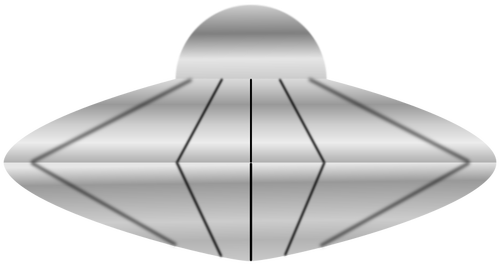 Vliegende schotel vector afbeelding