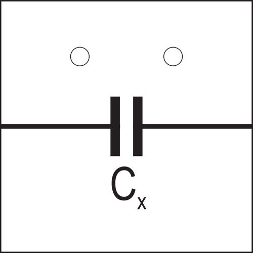 Schematisk symbol siluett