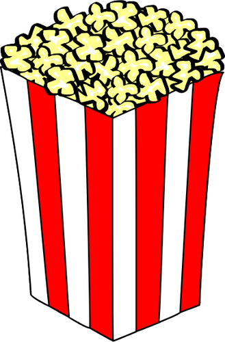 Obrazu symbol popcorn