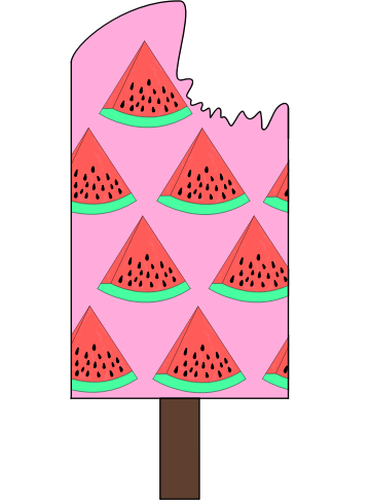 Vattenmelon popsicle