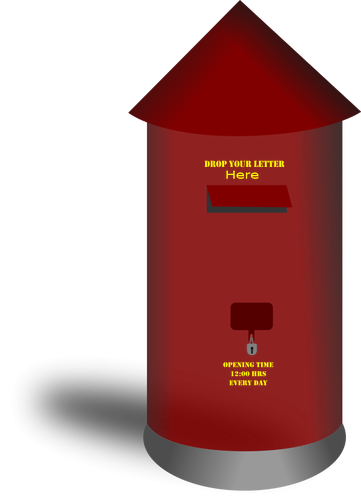 Postbox vektorové ilustrace