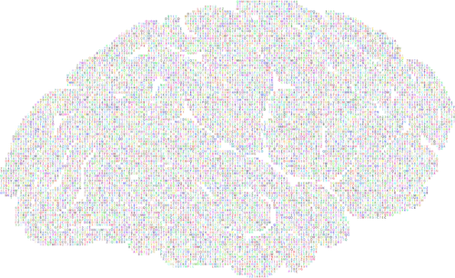 Prismático cerebro alfanumérico