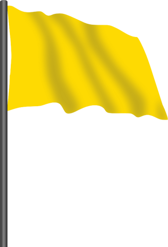 Flaga wyścigi żółty