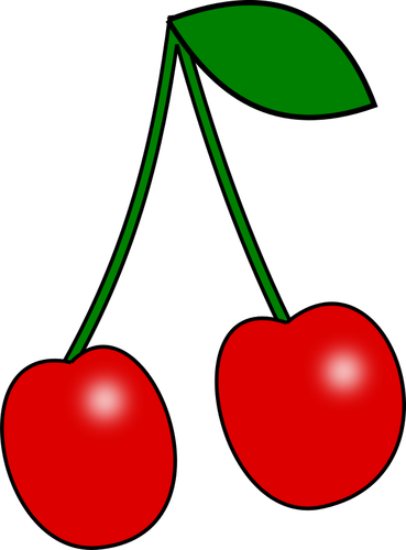 Красная вишня пара