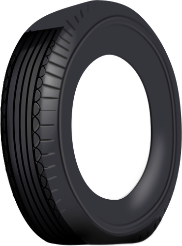 Tire outer tube vector image