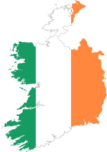 Bandera de la República de Irlanda
