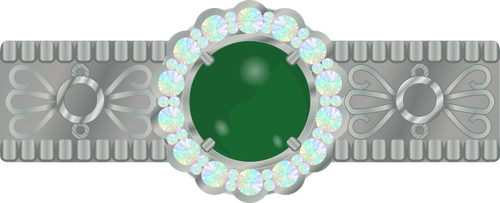 Shiny jewelry vector image