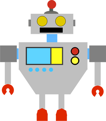 Immagine del robot colorati