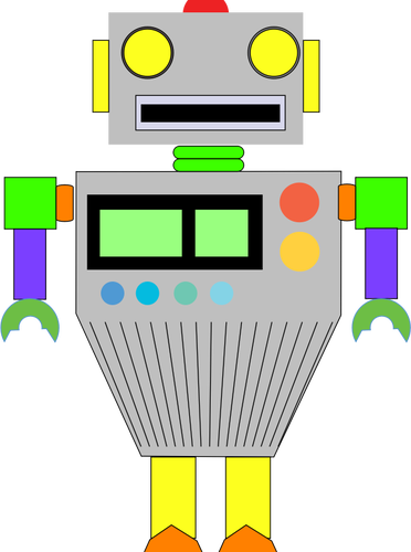 صورة الروبوت الملونة
