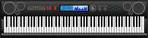 Vectorafbeeldingen van synthesizer