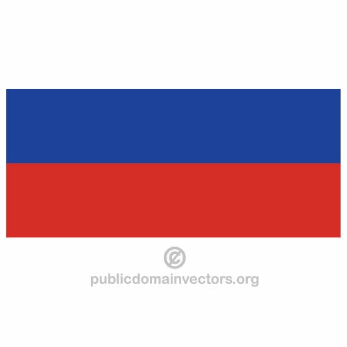 Bandera rusa vector